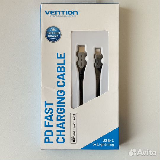 Vention MFi USB-C to lightning кабель