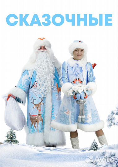 Дед мороз и Снегурочка на дом