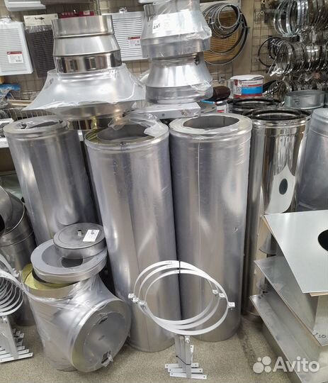 Дымоход для котла / Трубы из нержавейки