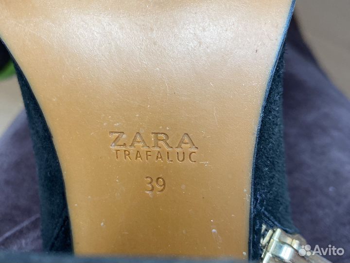 Ботильоны zara 39