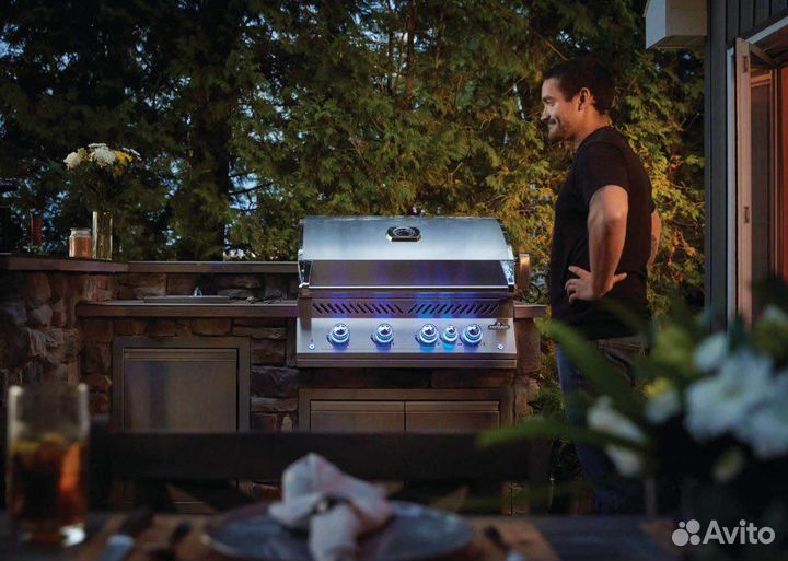 Встраиваемый газовый гриль Napoleon BIG-32