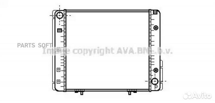 Радиатор охлаждения Мерседес W124