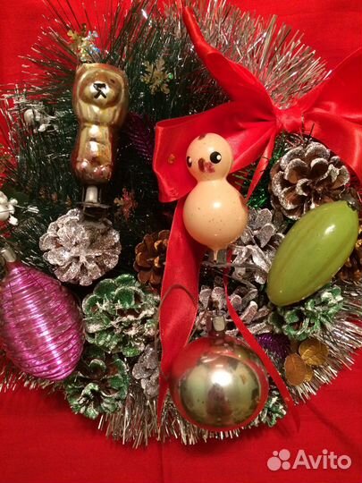 Елочные игрушки СССР