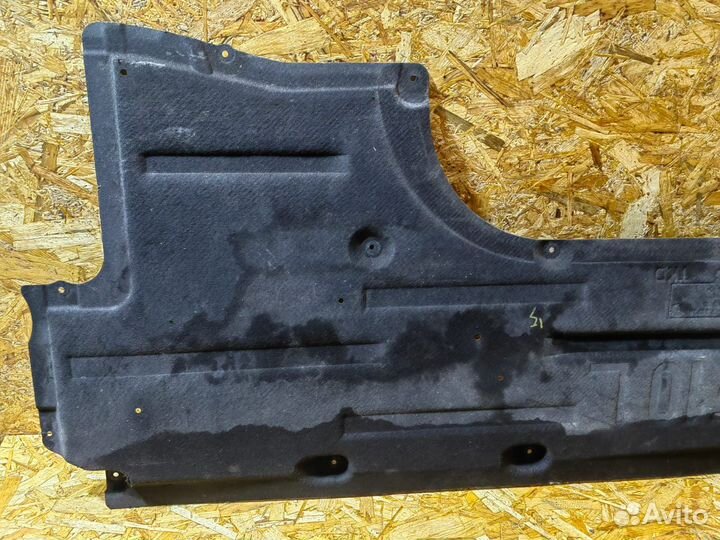 Защита днища кузова левая Bmw 5 F10 LCI 2015