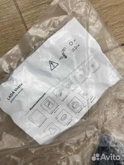 Дефлектор капота лада веста/Lada Vesta 2015