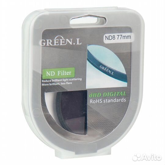 Светофильтр Green-L ND 8 - 77mm