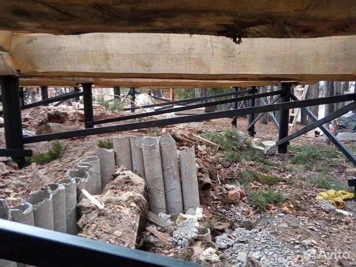 Винтовые сваи ремонт фундамента