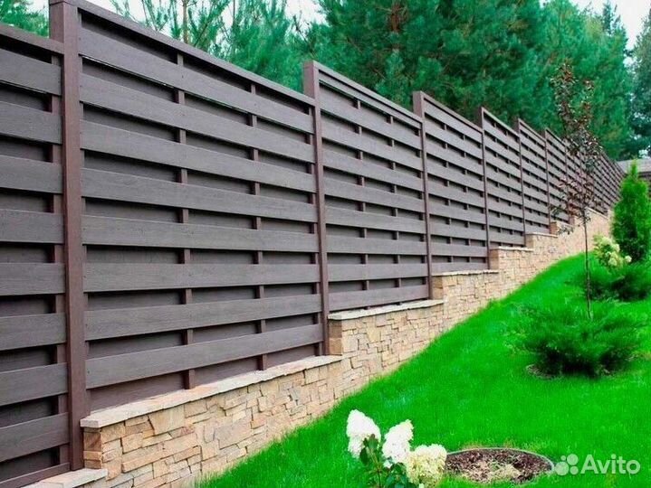 Заборная доска из дпк