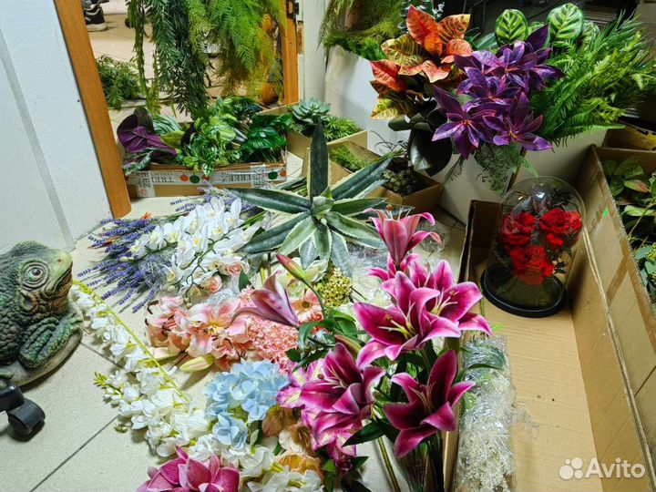 Цветы real touch разные варианты, от