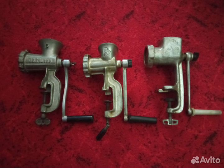 Мясорубка ручная СССР чугунная