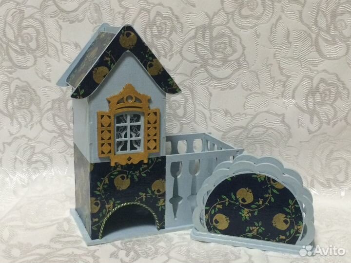Чайный домик с конфетницей на подарок
