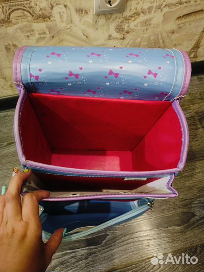 Школьный рюкзак кожаный