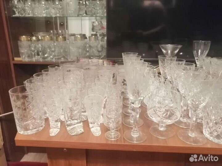 Рюмки хрустальные времен СССР