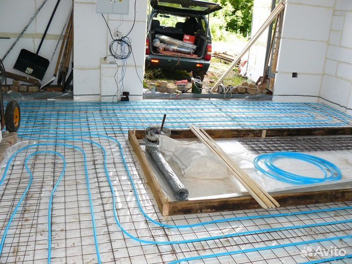 Система обогрева пола для гаража