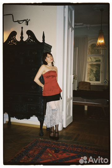 Топ корсет lime