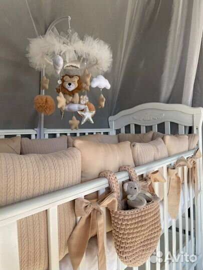 Бортики в детскую кроватку