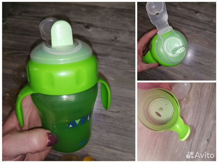 Пакетом Бутылочки, соски и поильники avent и др