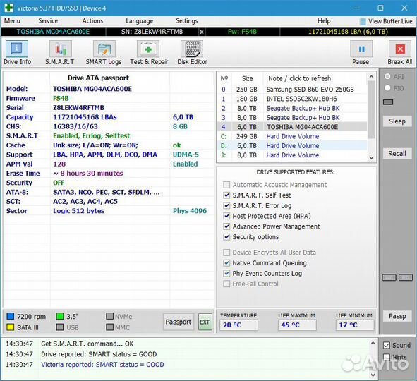 Жесткий диск Toshiba 6Tb