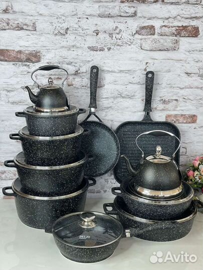 Набор посуды кастрюли сковородки