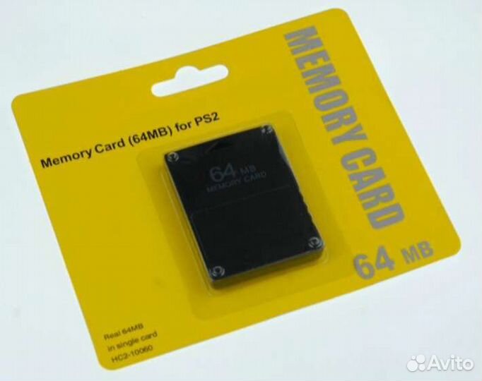 Карта памяти Sony PlayStation 2 объём 64 мб