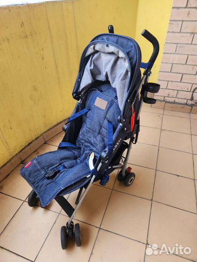 Коляска трость maclaren quest denim