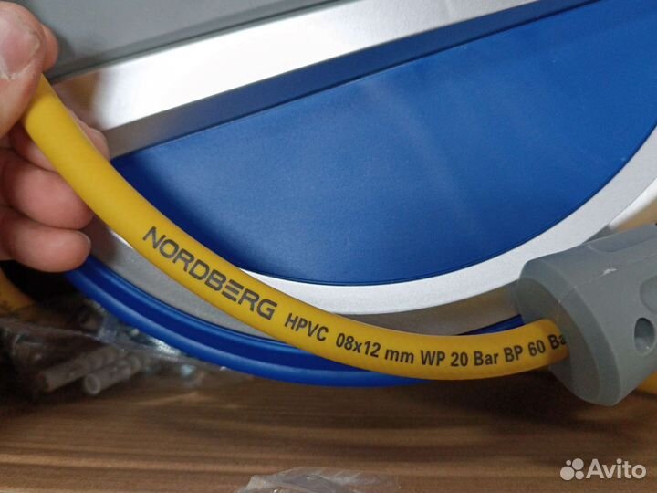 Шланг на катушке 8 мм 15 метров Nordberg