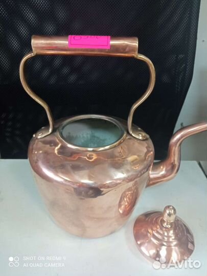 Чайник медный старинный