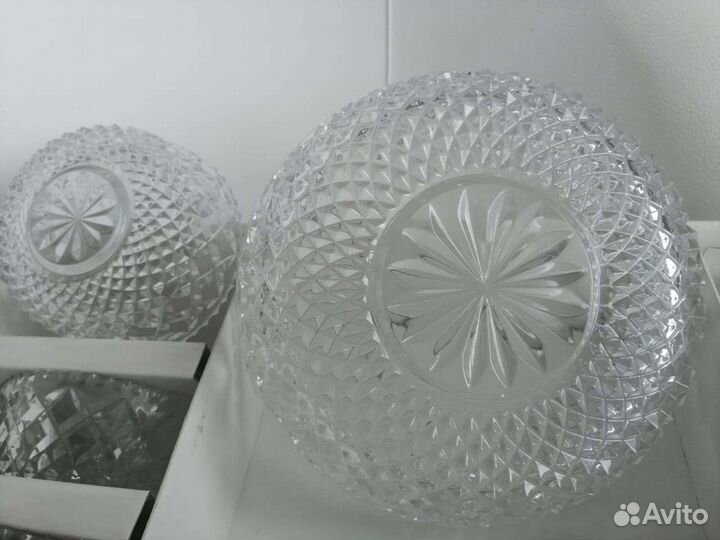 Богемия Bohemia crystal Чехия набор салатник