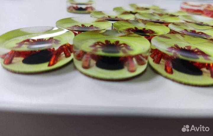 Фишки для нард ручной работы 3D