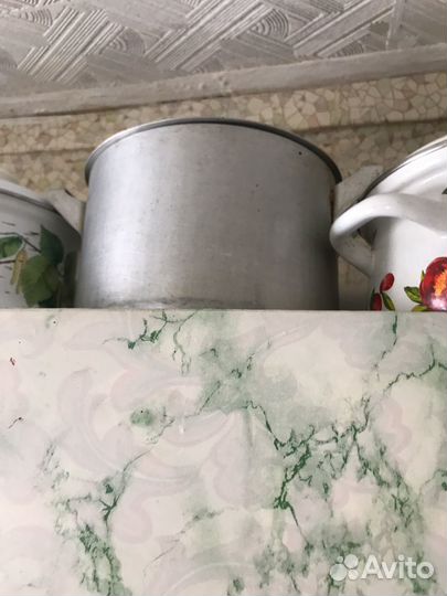 Кастрюля эмалированная