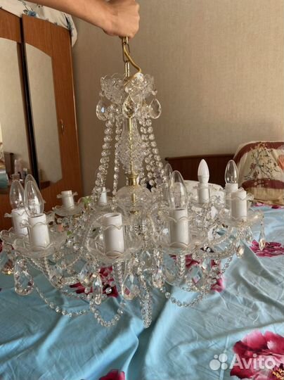 Люстра хрустальная чехия