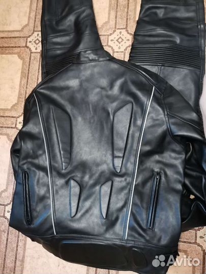 Мото костюм кожанный