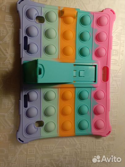 Мягкий силиконовый чехол подставка для планшета