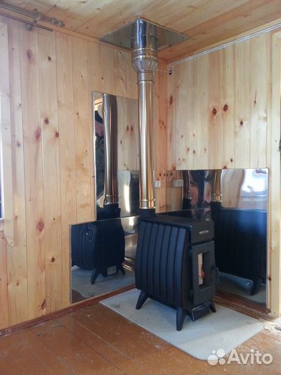 Чугунная печь для бани