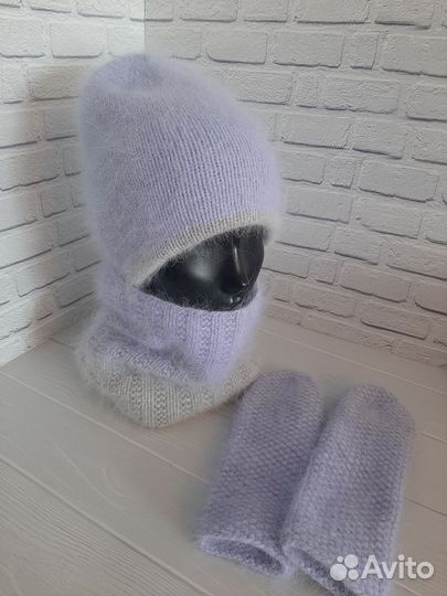 Шапка двойная ангора'снуд