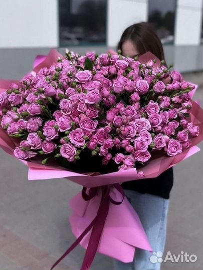 Цветы букеты 101 роза