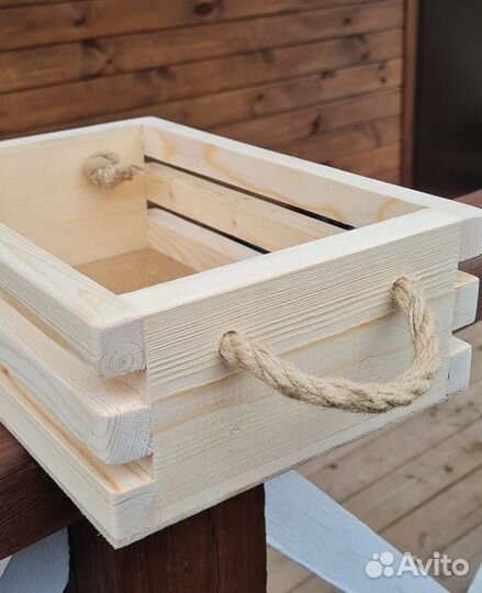 Ящик деревянный подарочный