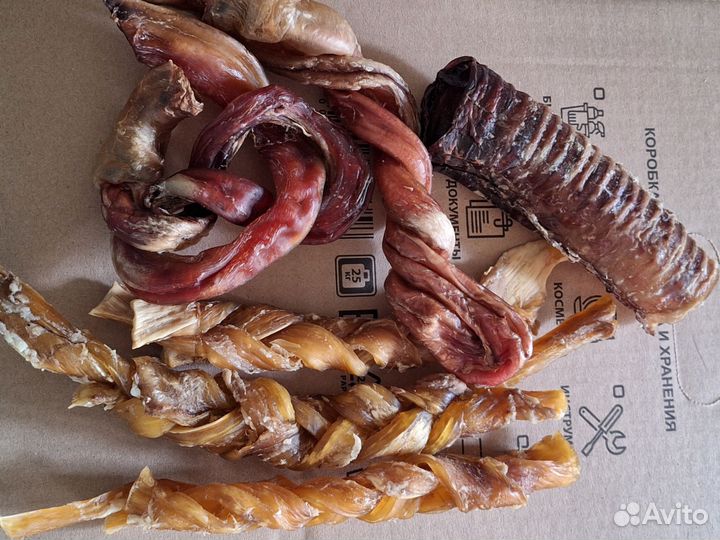 Сушенные лакомства. легкое, бычий корень