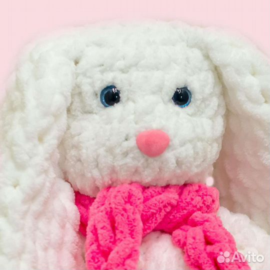 Заяц, высота 60см, мягкая игрушка, ручная работа