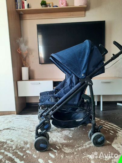 Коляска для двойни peg perego