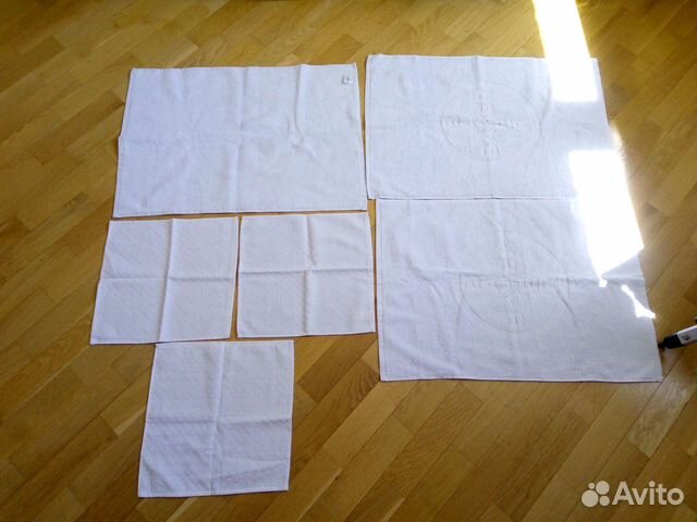 Новые полотенца для рук и для ног 6 шт цена за все