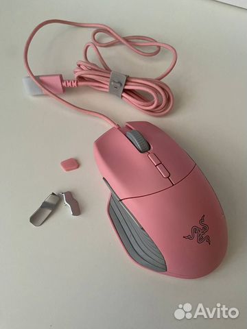 Игровая проводная мышь Razer Basilisk quartz pink