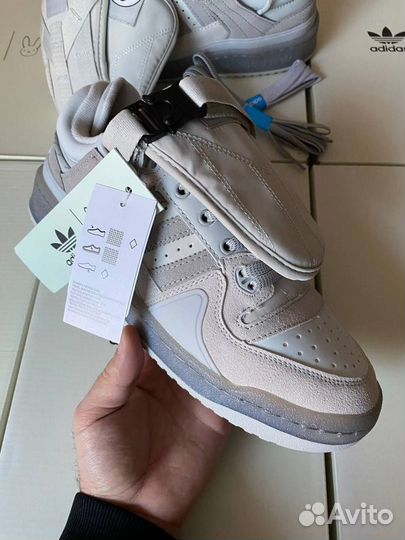 Кроссовки Adidas Forum Low Bad Bunny серые