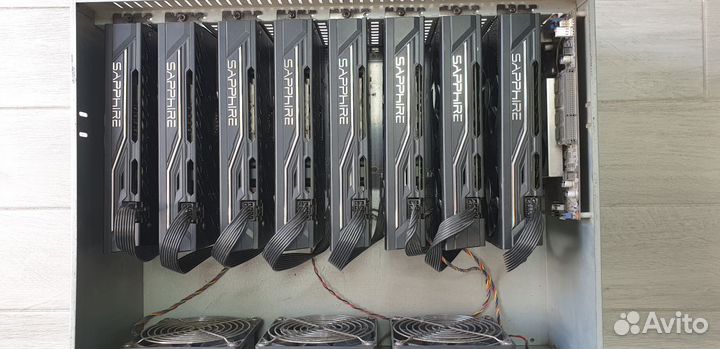 Майнинг ферма RX580 8Gb Sapphire