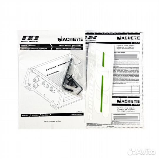 2-канальный усилитель Machete Lite MLA-100.2