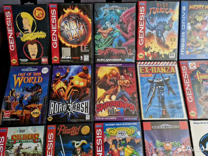 Картриджи sega mega drive и master system