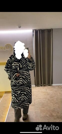 Шубка зебровая зима/поздняя осень