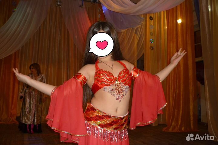 Костюм, лиф, повязка для восточных танцев