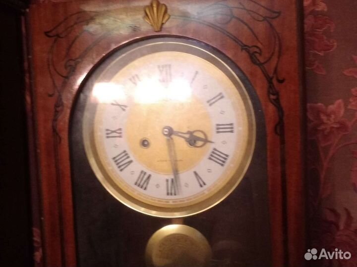 Часы янтарь с боем