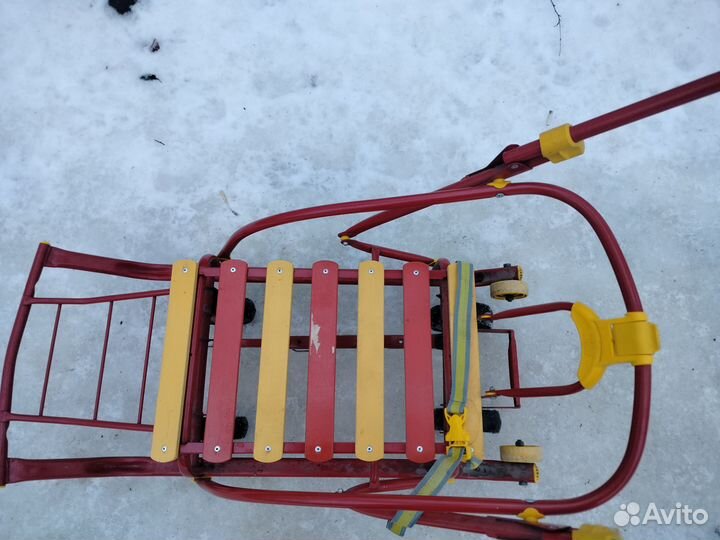 Санки на колесах